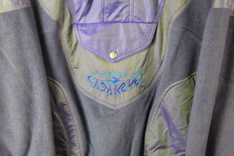 Vintage Fleece Half Zip Large