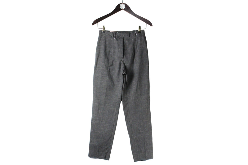 Vintage Jil Sander Pants Women's 29 gray trousers retro style wool pants