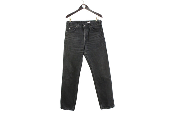 Vintage Levi's 505 Jeans W 33 L 30 black 90s USA denim pants