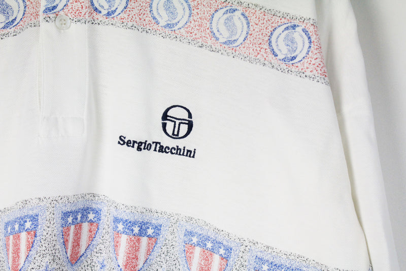 Vintage Sergio Tacchini Polo T-Shirt XXLarge