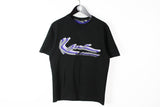 Vintage Karl Kani T-Shirt Medium black big logo 90s sport hip hop tee