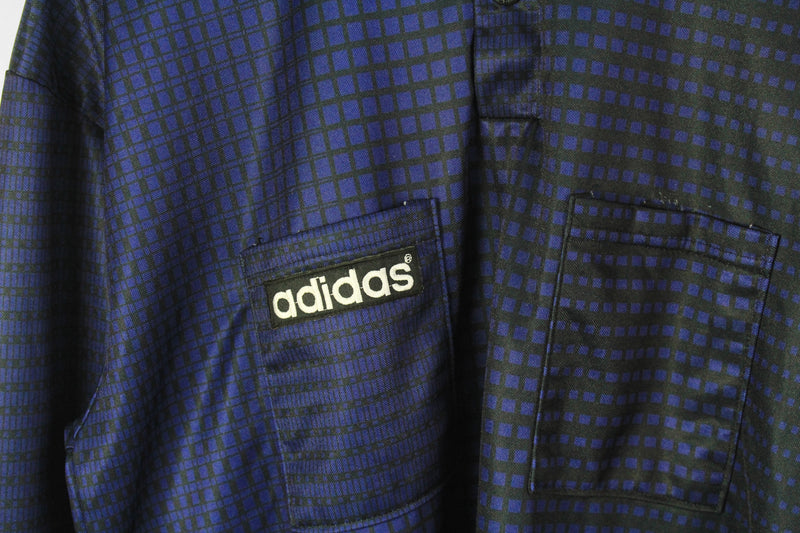 Vintage Adidas Polo Long Sleeve T-Shirt Large