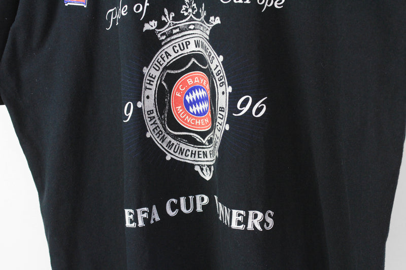 Vintage Adidas Bayern Munich UEFA Cup 1996 T-Shirt XLarge