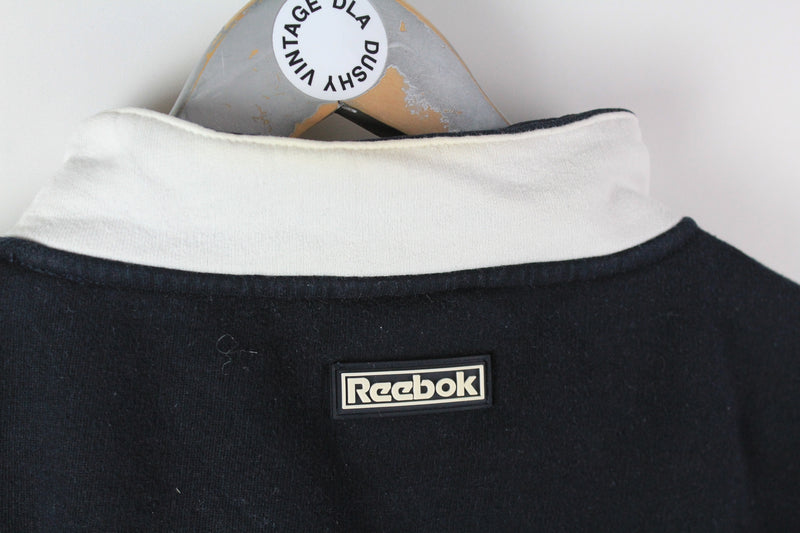 Vintage Reebok Sweatshirt 1/4 Zip XLarge