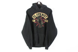 Slipknot Des Moines Iowa 2015 Hoodie XLarge black big logo cotton hooded jumper