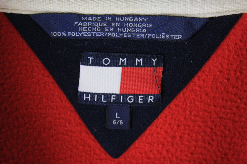 Vintage Tommy Hilfiger Fleece 1/4 Zip Medium / Large