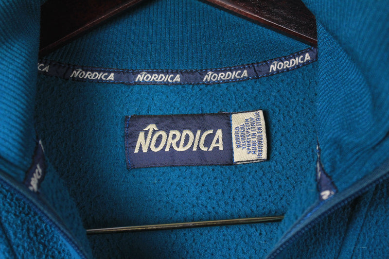 Vintage Nordica Fleece 1/4 Zip Large