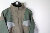 Vintage Fleece Half Zip Large