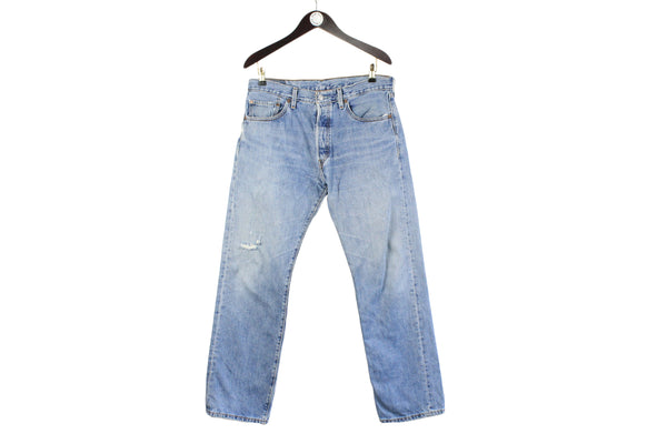 Vintage Levi's 501 Jeans W 34 L 32 blue 90s retro USA denim brand pants