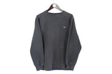 Vintage Nike Sweatshirt Medium gray pullover sport style jumper 90's style wear crewneck long sleeve authentic clothing