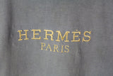 Vintage Hermes Bootleg Embroidery Logo T-Shirt Medium