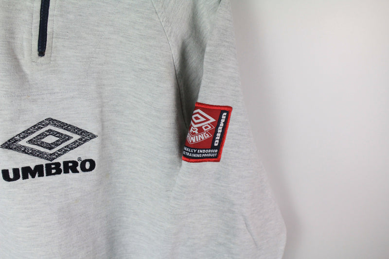 Vintage Umbro Sweatshirt 1/4 Zip Medium