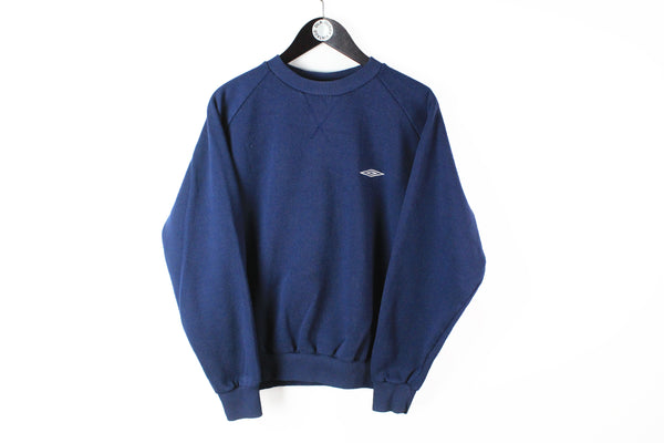 Vintage Umbro Sweatshirt Medium navy blue 90's crewneck jumper