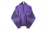 Vintage Salomon Sweatshirt 1/4 Zip Small purple 90's outdoor jumper