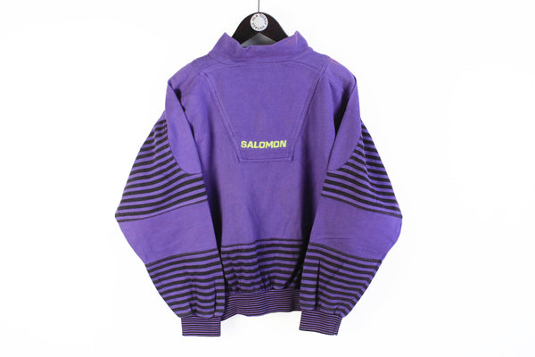 Vintage Salomon Sweatshirt 1/4 Zip Small