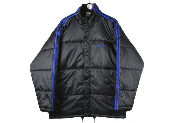 vintage adidas puffer jacket big logo 90's retro rare winter sport authentic athletic wear