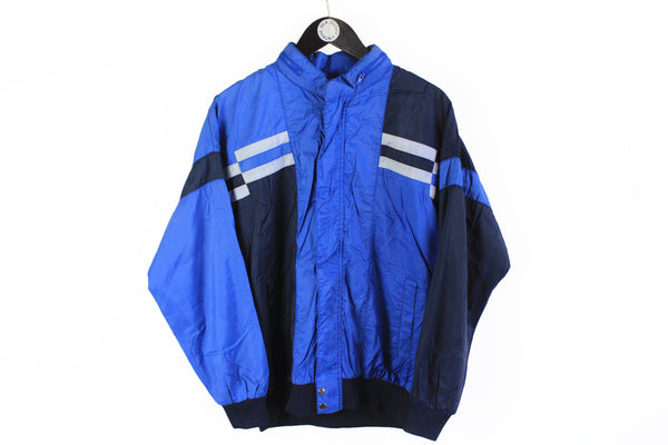 Vintage Adidas Jacket Medium sport light wear rave style 90's athletic track coat