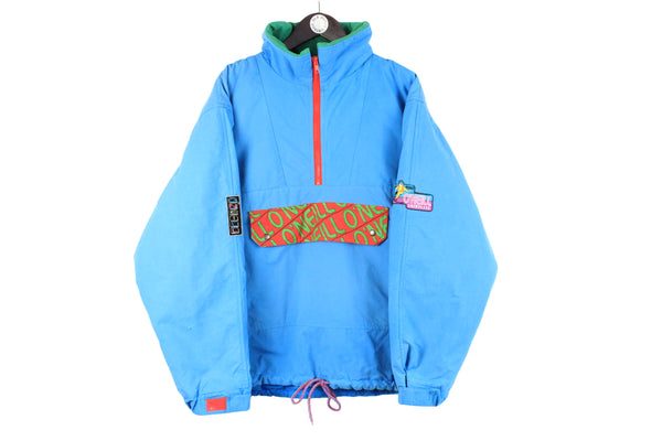 Vintage O'Neill Aspen Anorak Jacket Large Ski pass retro snowboard 90s extreme jacket