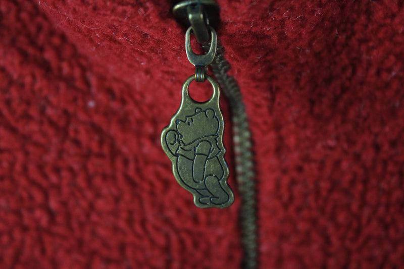 Vintage Disney Winnie the Pooh Fleece 1/4 Zip Medium