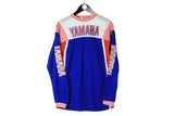 Vintage Yamaha Sweatshirt Small size men's long sleeve big logo multicolor blue crewneck retro 90's 80's outfit streetwear