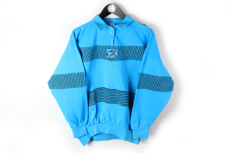 Vintage Sweatshirt Small blue extreme jumper