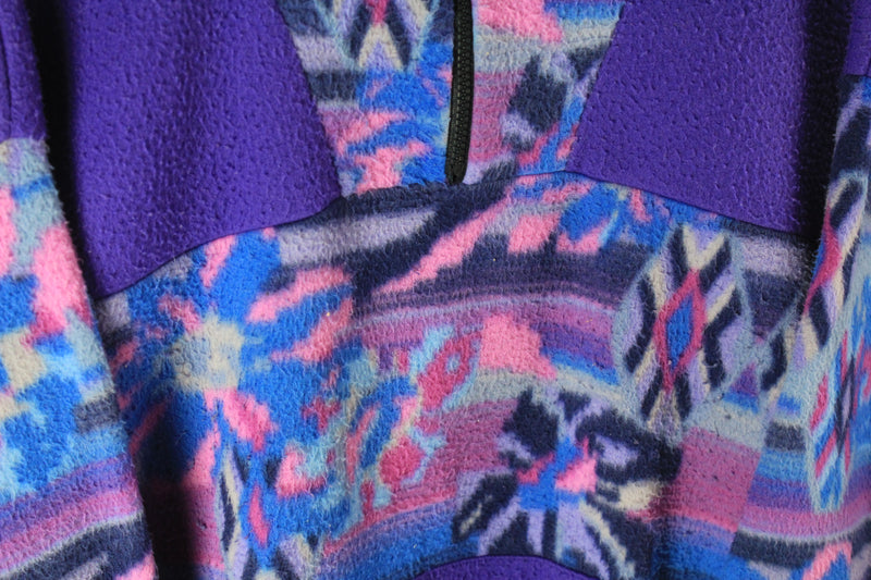 Vintage Fleece Half Zip Women's XLarge