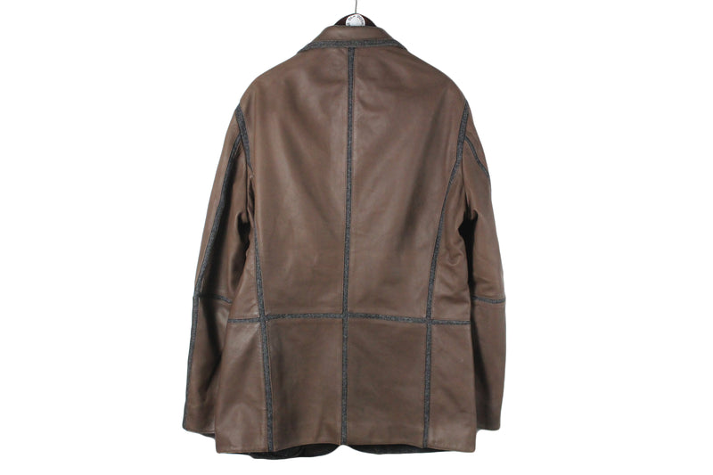 Vintage Valentino Leather Jacket XLarge