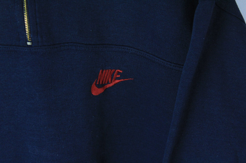 Vintage Nike Sweatshirt Half Zip Medium