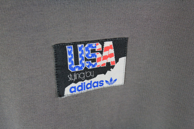 Vintage Adidas USA Sweatshirt Medium