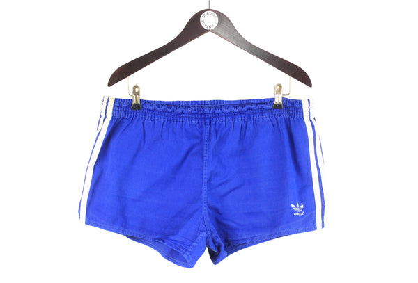 Vintage Adidas Shorts Large made in Yugoslavia 80s retro cotton classic running sport shorts