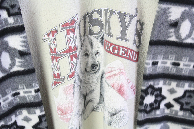 Vintage Husky's Fleece 1/4 Zip XXLarge