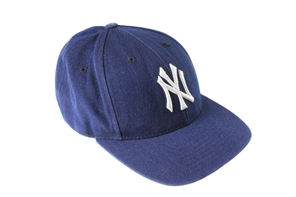 Vintage New York Yankees Cap navy blue 90s MLB retro baseball hat USA sport style