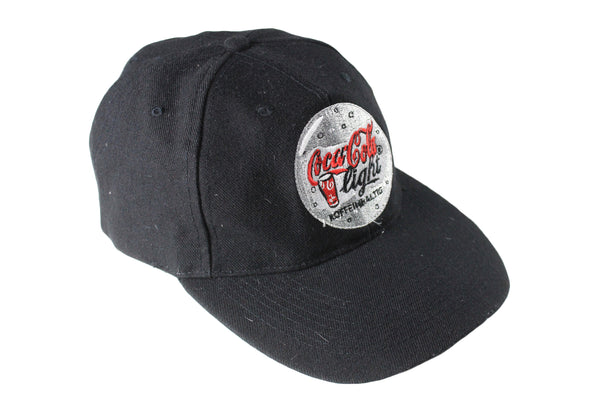 Vintage Cola-Cola Cap black baseball hat 90s retro style Light cap