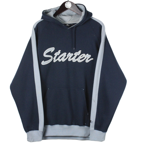 Vintage Starter Hoodie Large dla dushy