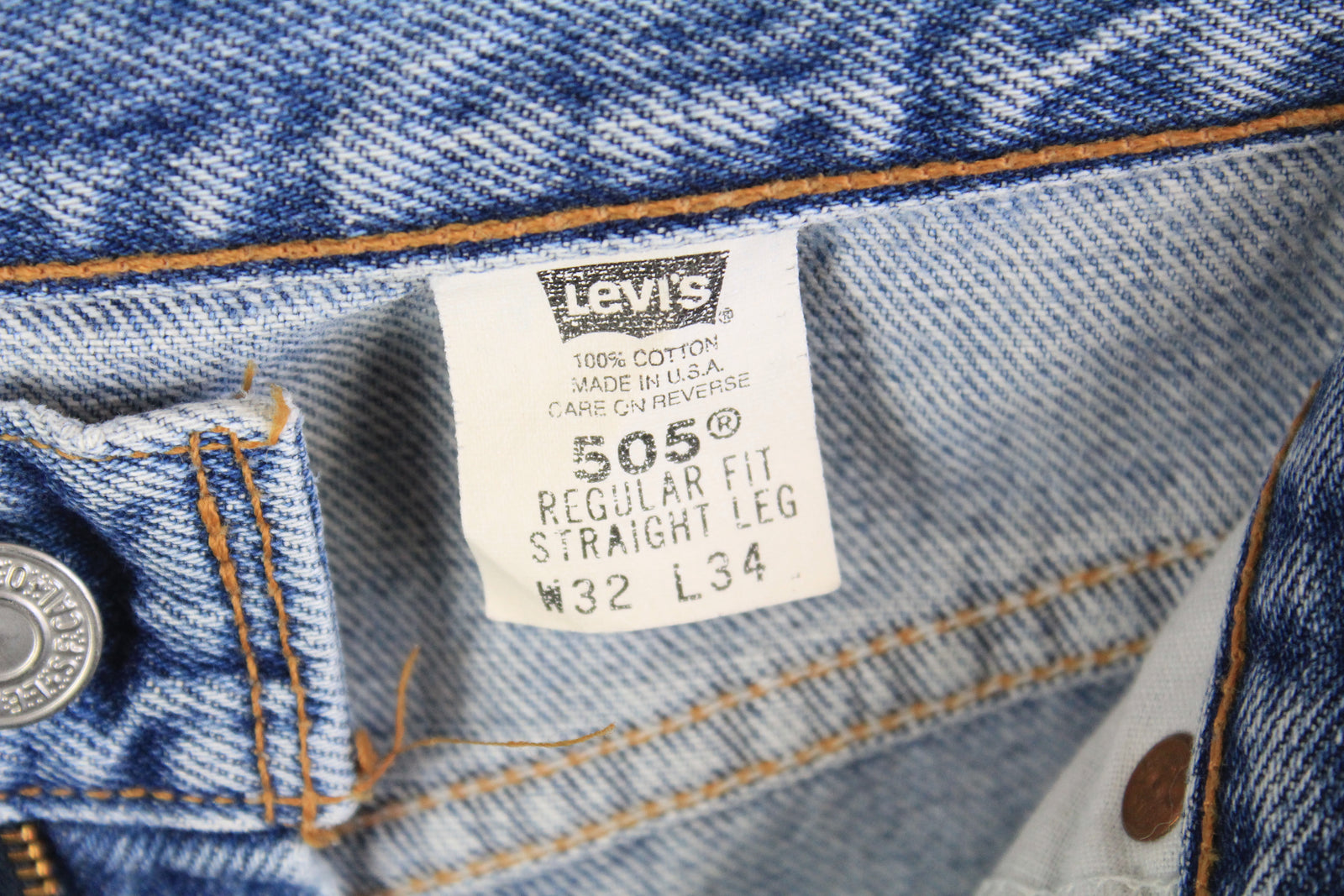 Vintage Levis 505 Jeans W 32 L 34 – dla dushy