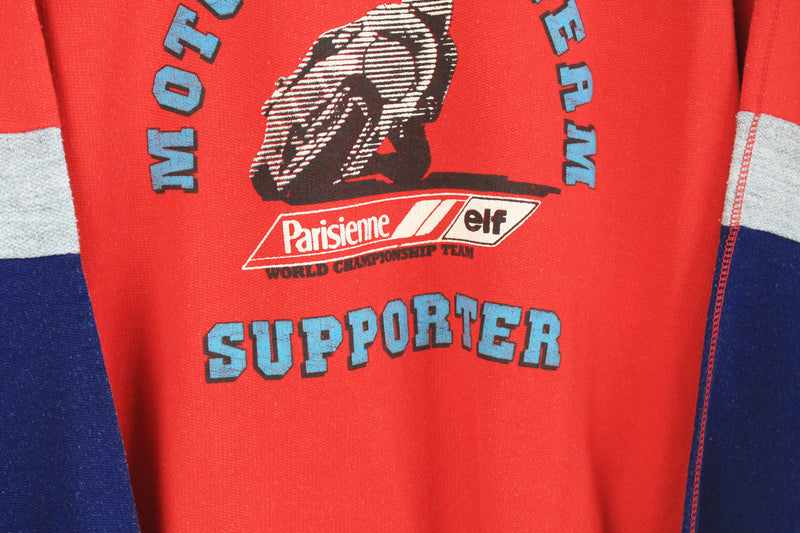 Vintage Moto Racing Team Sweatshirt Medium