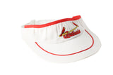 Vintage Cardinals Saint Louis Sun Visor Cap white 90s retro MLB Baseball hat