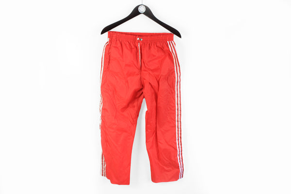 Vintage Adidas Pants Women's Small red 80's made in Belgium sport style