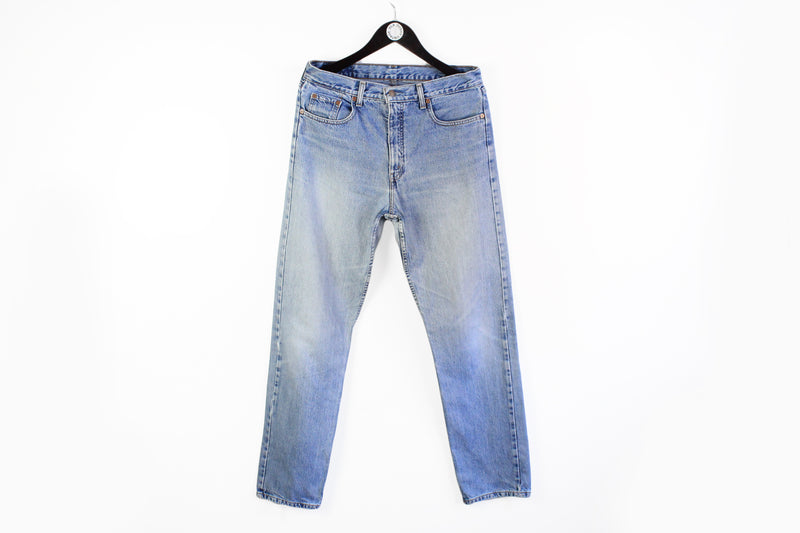 Vintage Levis Jeans W 33 L 34 blue 90's retro style denim pants Orange tab