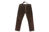 Vintage Levi's Pants brown jean denim jeans wear 90's style retro clothing USA brand streetstyle 