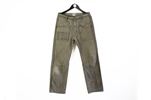 PRPS Pants 31 made in Japan cargo trousers multi pockets 