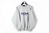 Vintage Pit Bull Sweatshirt XLarge gray big logo Germany cotton oversize jumper