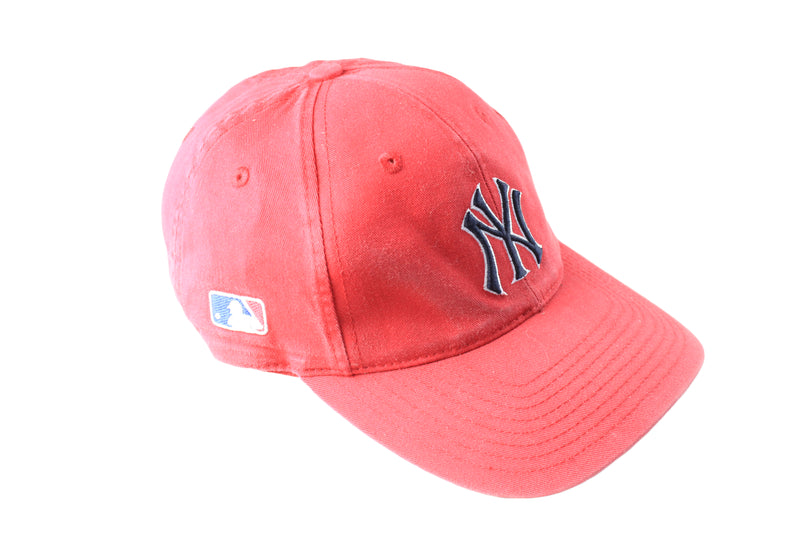 Vintage New York Yankees Adidas Cap red big logo MLB baseball hat 90s authentic sport 