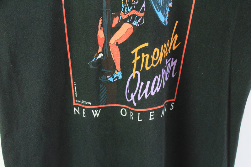 Vintage French Quarter New Orleans 1987 T-Shirt Large / XLarge