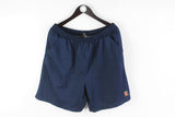 Vintage Nike Shorts Large / XLarge navy blue tennis court 90's sport style