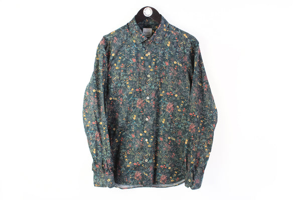 Paul Smith Shirt Large floral pattern authentic UK style blouse