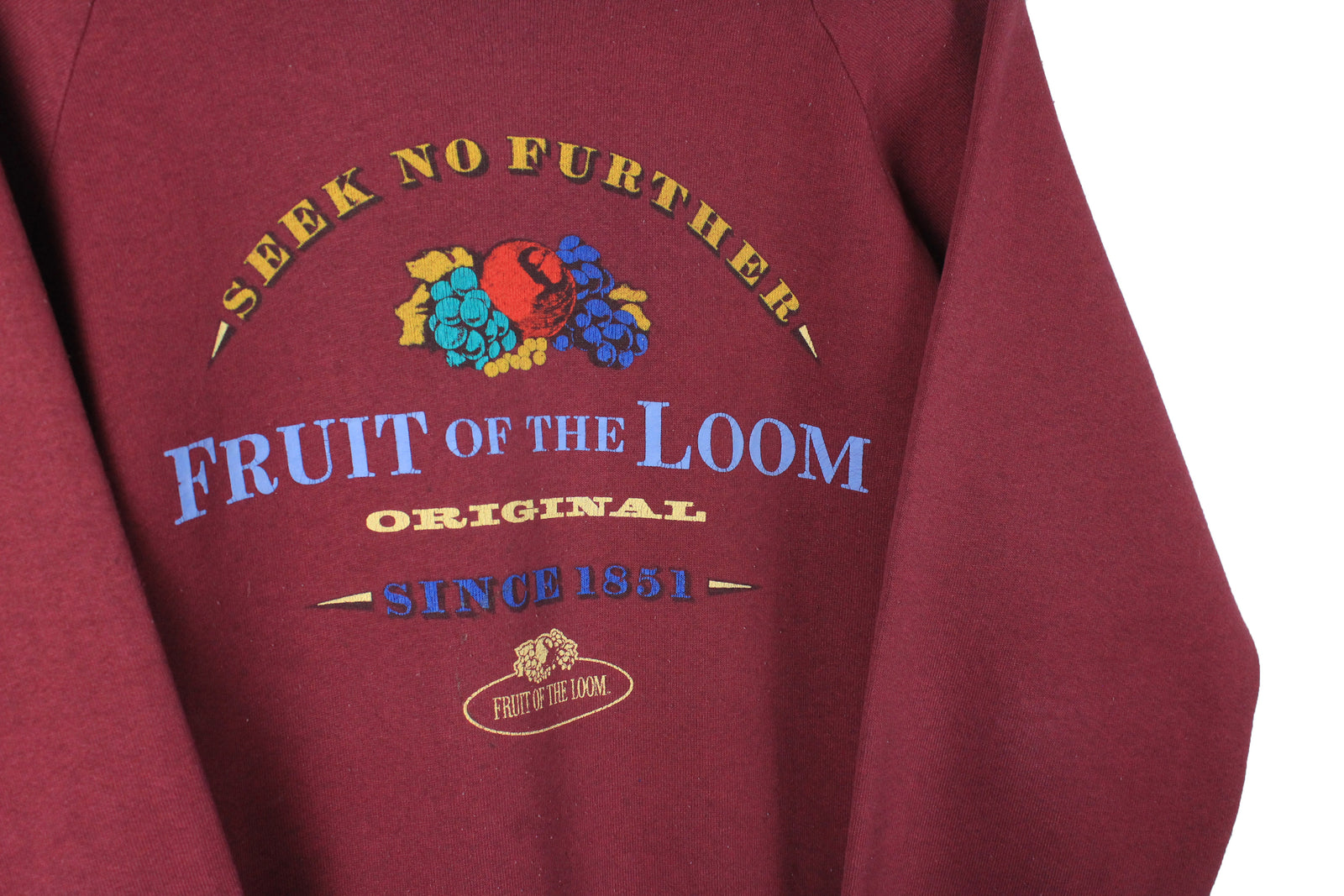 Vintage Fruit Of The Loom Sweatshirt Small – dla dushy