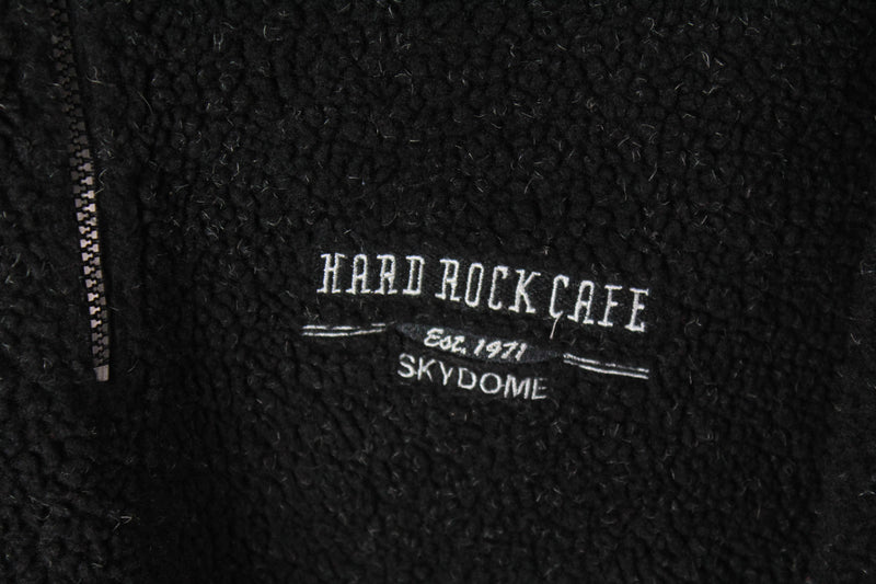 Vintage Hard Rock Cafe Skydome Fleece 1/4 Zip XLarge