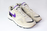 athletic sport shoes beige running trainers Vintage Nike Air Analog Sneakers US 8.5