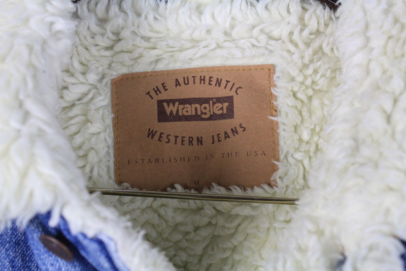 Vintage Wrangler Sherpa Jacket Medium
